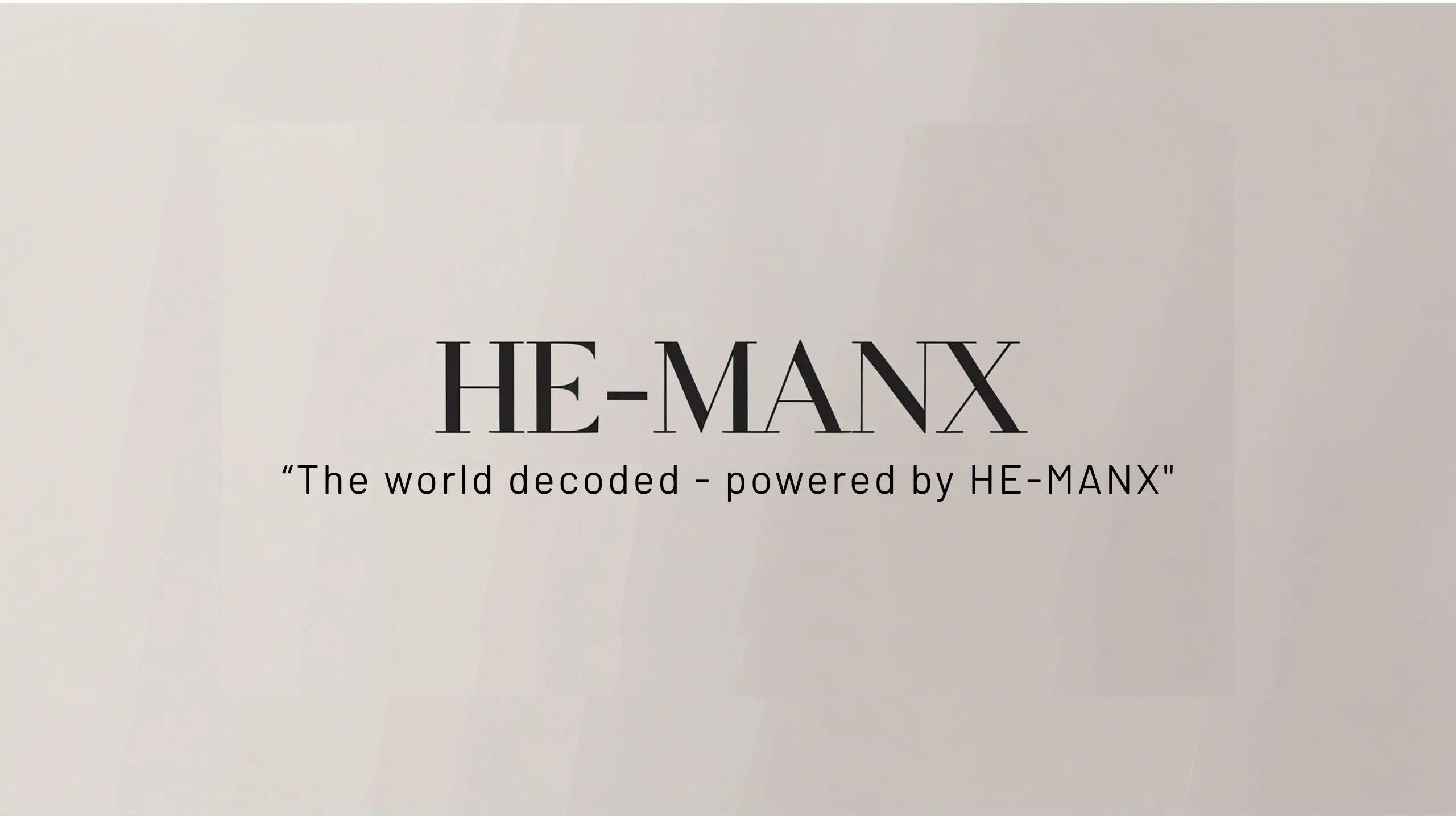 He.ManX About Logo